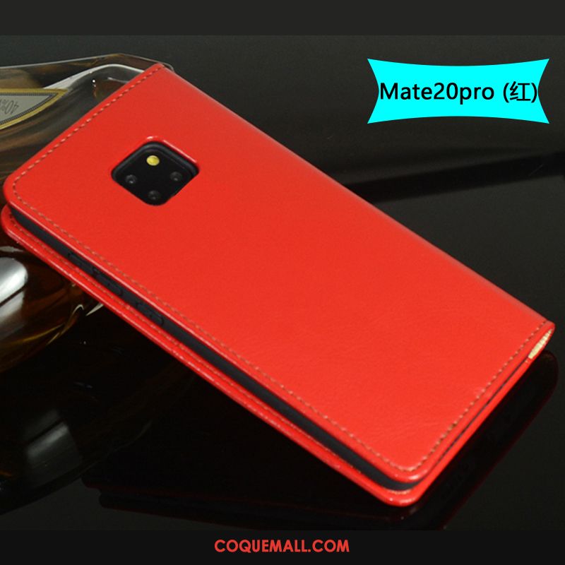 Étui Huawei Mate 20 Pro Incassable Business Orange, Coque Huawei Mate 20 Pro Tout Compris Or