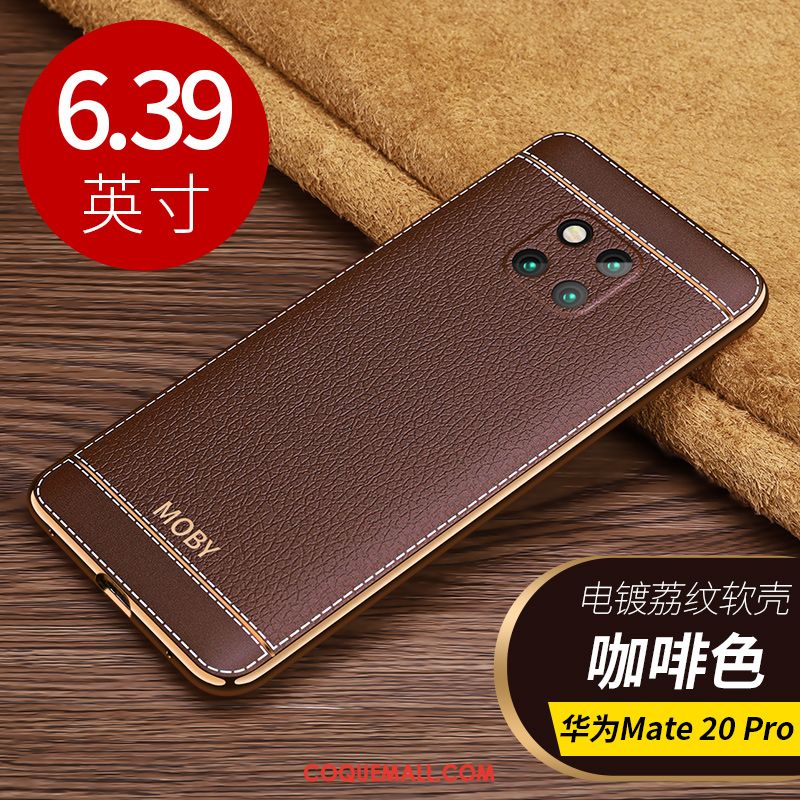 Étui Huawei Mate 20 Pro Modèle Fleurie Luxe Très Mince, Coque Huawei Mate 20 Pro Incassable Fluide Doux