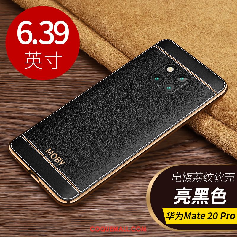 Étui Huawei Mate 20 Pro Modèle Fleurie Luxe Très Mince, Coque Huawei Mate 20 Pro Incassable Fluide Doux