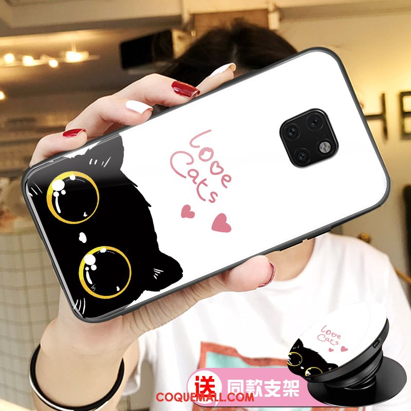 Étui Huawei Mate 20 Pro Net Rouge Amoureux Téléphone Portable, Coque Huawei Mate 20 Pro Tendance Noir