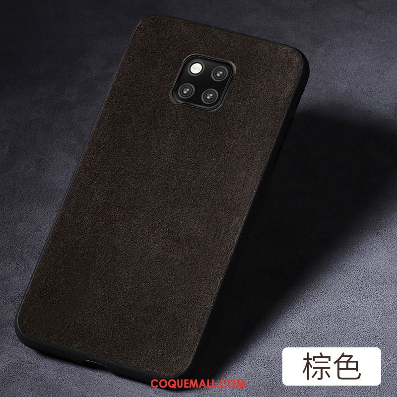 Étui Huawei Mate 20 Pro Nouveau Personnalité Business, Coque Huawei Mate 20 Pro Téléphone Portable Bleu Marin