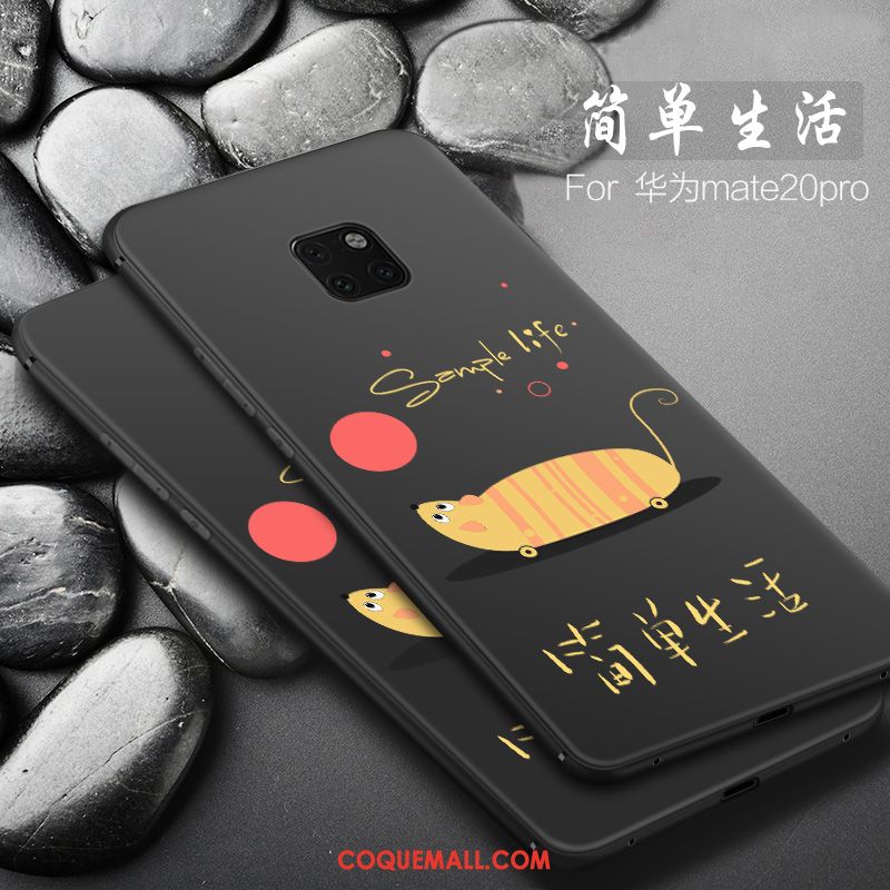 Étui Huawei Mate 20 Pro Petit Tendance Business, Coque Huawei Mate 20 Pro Silicone Tout Compris