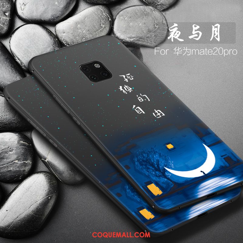 Étui Huawei Mate 20 Pro Petit Tendance Business, Coque Huawei Mate 20 Pro Silicone Tout Compris