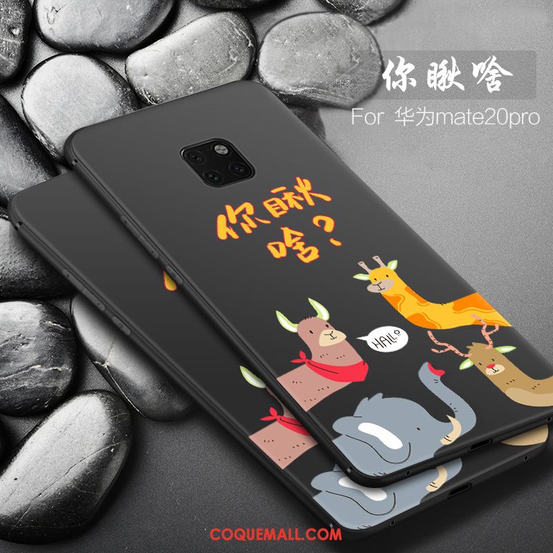 Étui Huawei Mate 20 Pro Petit Tendance Business, Coque Huawei Mate 20 Pro Silicone Tout Compris