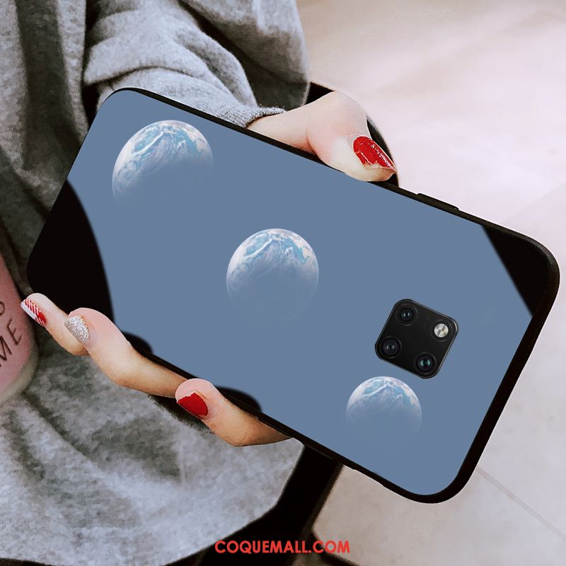 Étui Huawei Mate 20 Pro Silicone Vent Incassable, Coque Huawei Mate 20 Pro Marque De Tendance Miroir