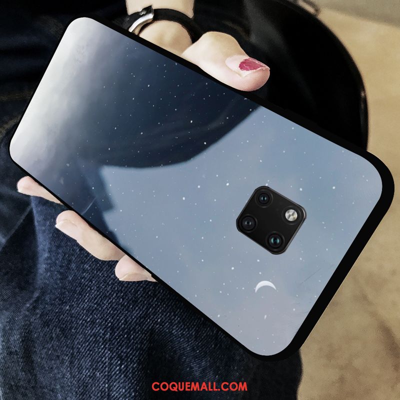 Étui Huawei Mate 20 Pro Silicone Vent Incassable, Coque Huawei Mate 20 Pro Marque De Tendance Miroir