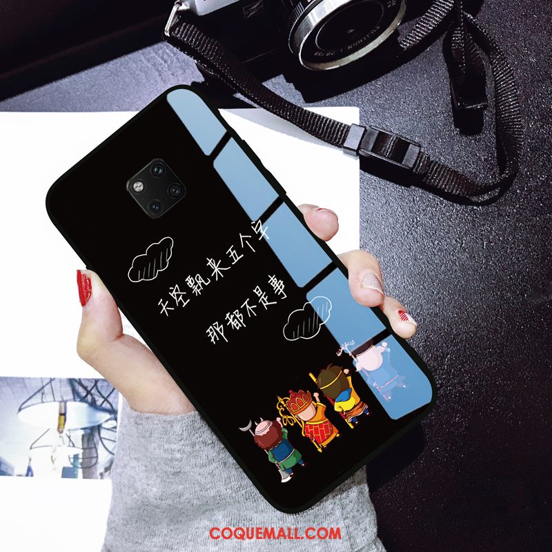 Étui Huawei Mate 20 Pro Silicone Vent Incassable, Coque Huawei Mate 20 Pro Marque De Tendance Miroir