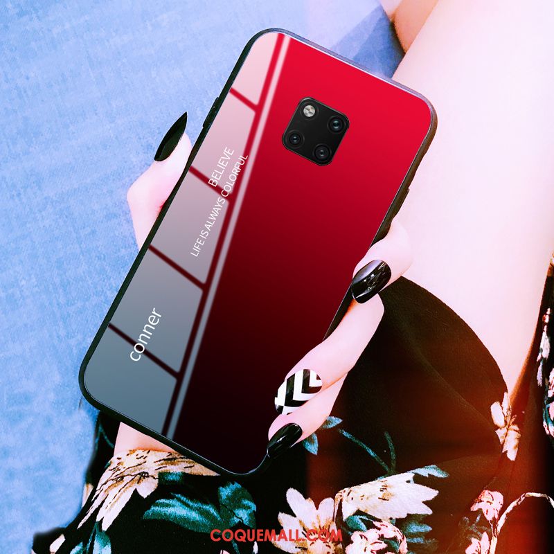 Étui Huawei Mate 20 Pro Silicone Vent Incassable, Coque Huawei Mate 20 Pro Marque De Tendance Miroir