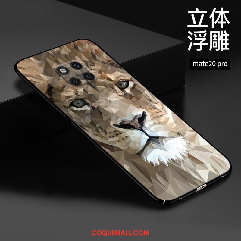 Étui Huawei Mate 20 Pro Téléphone Portable Gaufrage Style Chinois, Coque Huawei Mate 20 Pro Protection Personnalisé