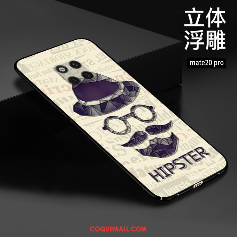 Étui Huawei Mate 20 Pro Téléphone Portable Gaufrage Style Chinois, Coque Huawei Mate 20 Pro Protection Personnalisé