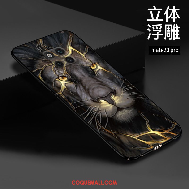 Étui Huawei Mate 20 Pro Téléphone Portable Gaufrage Style Chinois, Coque Huawei Mate 20 Pro Protection Personnalisé