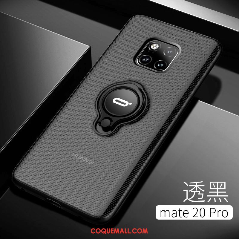 Étui Huawei Mate 20 Pro À Bord Incassable Support, Coque Huawei Mate 20 Pro Magnétisme Bleu