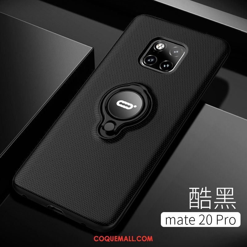 Étui Huawei Mate 20 Pro À Bord Incassable Support, Coque Huawei Mate 20 Pro Magnétisme Bleu