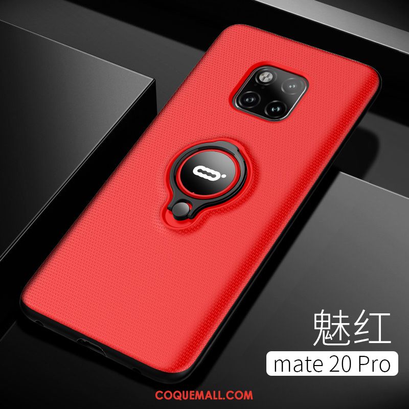 Étui Huawei Mate 20 Pro À Bord Incassable Support, Coque Huawei Mate 20 Pro Magnétisme Bleu