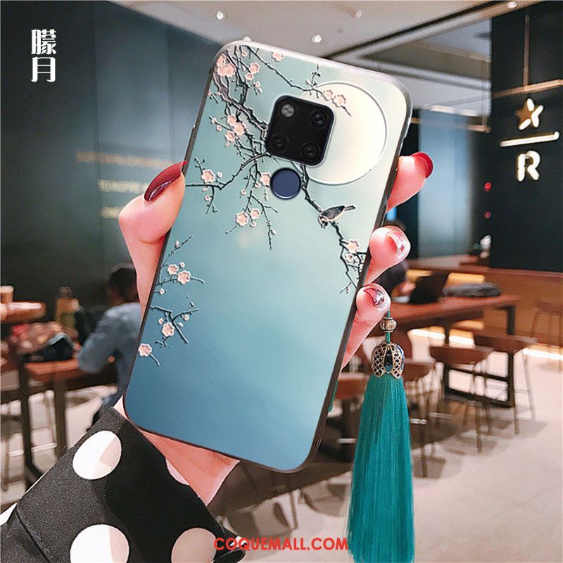 Étui Huawei Mate 20 Protection Fluide Doux Mode, Coque Huawei Mate 20 Créatif Vent