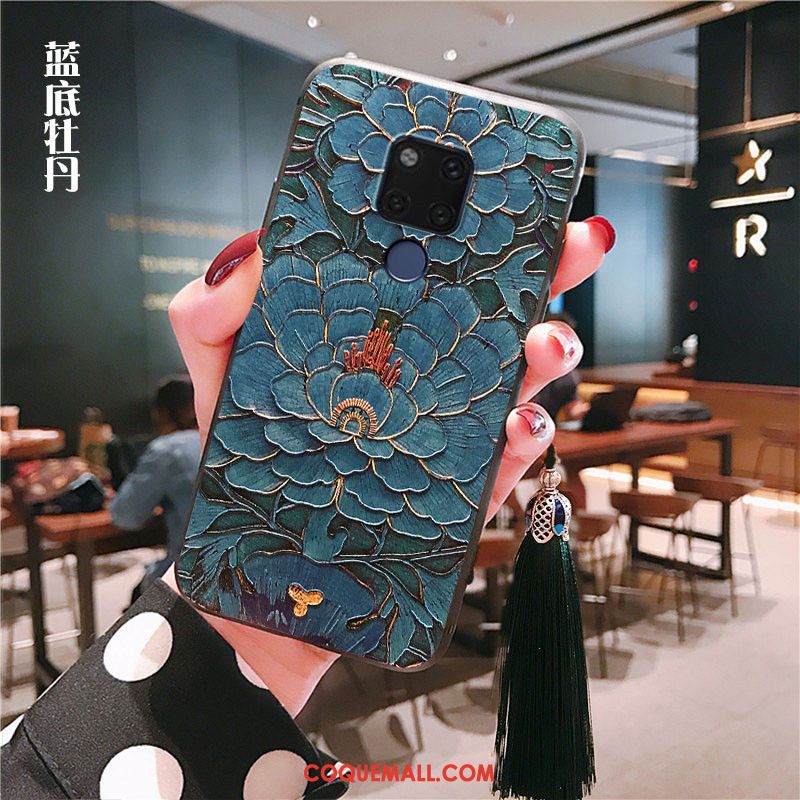 Étui Huawei Mate 20 Protection Fluide Doux Mode, Coque Huawei Mate 20 Créatif Vent