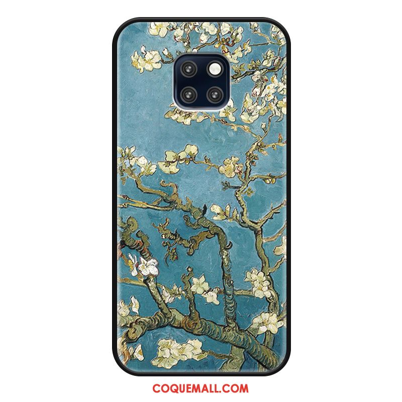 Étui Huawei Mate 20 Rs Blanc Protection Luxe, Coque Huawei Mate 20 Rs Bleu Tendance Beige Farbe