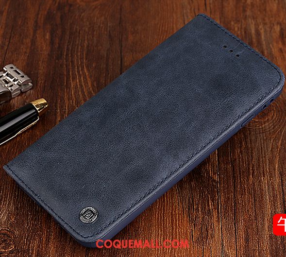 Étui Huawei Mate 20 Rs Carte Cuir Véritable Incassable, Coque Huawei Mate 20 Rs Téléphone Portable Étui En Cuir