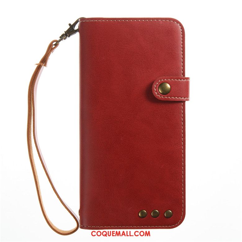 Étui Huawei Mate 20 Rs Cuir Véritable Rouge Étoile, Coque Huawei Mate 20 Rs Clamshell Téléphone Portable