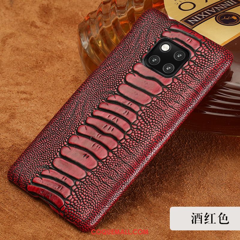 Étui Huawei Mate 20 Rs Marque De Tendance Cuir Cuir, Coque Huawei Mate 20 Rs Créatif Téléphone Portable