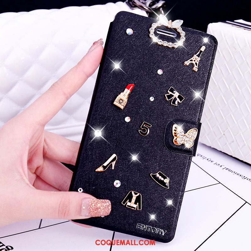 Étui Huawei Mate 20 Rs Noir Téléphone Portable Fluide Doux, Coque Huawei Mate 20 Rs Protection Strass