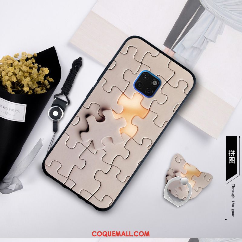 Étui Huawei Mate 20 Rs Ornements Suspendus Blanc Téléphone Portable, Coque Huawei Mate 20 Rs Marque De Tendance Incassable