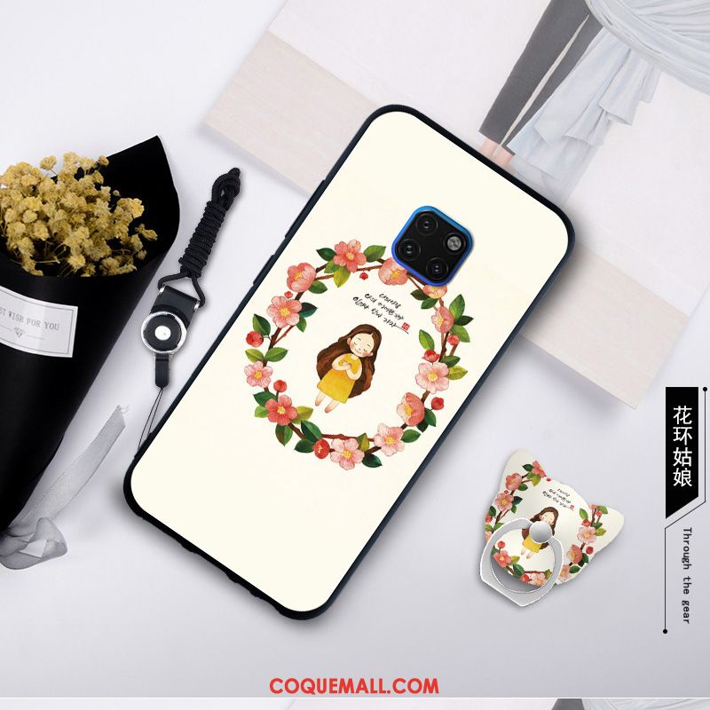 Étui Huawei Mate 20 Rs Ornements Suspendus Blanc Téléphone Portable, Coque Huawei Mate 20 Rs Marque De Tendance Incassable