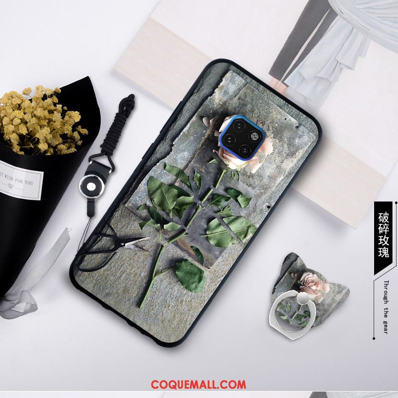 Étui Huawei Mate 20 Rs Ornements Suspendus Blanc Téléphone Portable, Coque Huawei Mate 20 Rs Marque De Tendance Incassable