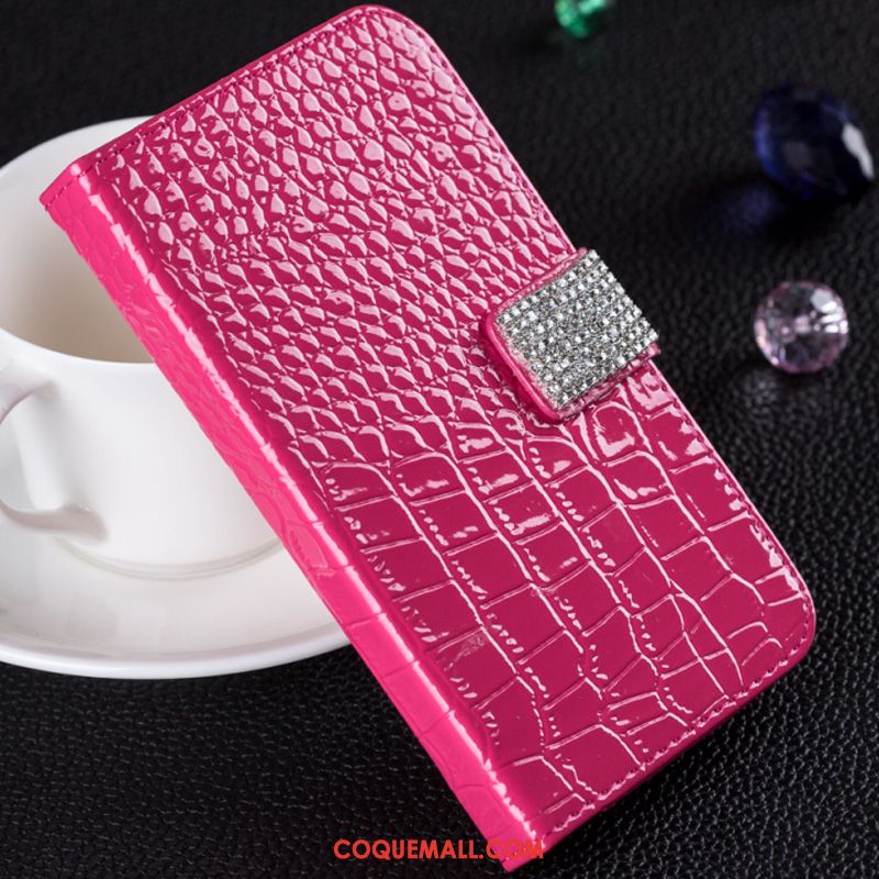 Étui Huawei Mate 20 Rs Étui En Cuir Rouge Téléphone Portable, Coque Huawei Mate 20 Rs Strass Incassable