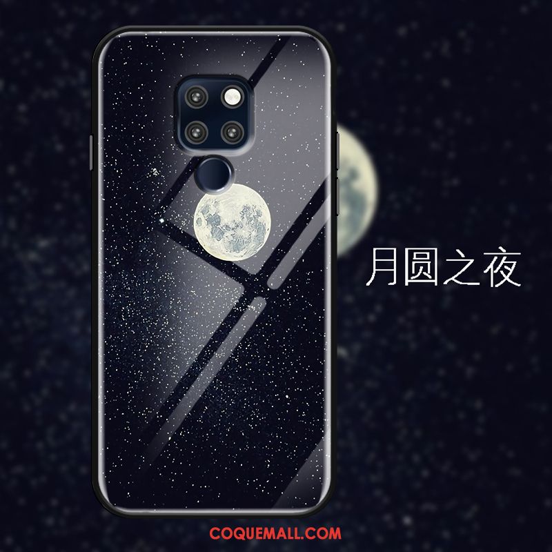 Étui Huawei Mate 20 Rêver Verre Mois, Coque Huawei Mate 20 Créatif Protection