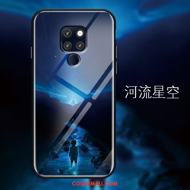 Étui Huawei Mate 20 Rêver Verre Mois, Coque Huawei Mate 20 Créatif Protection