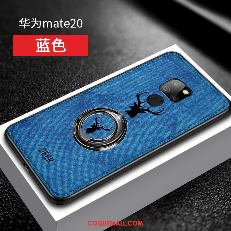 Étui Huawei Mate 20 Silicone Anneau Gris, Coque Huawei Mate 20 Support Marque De Tendance