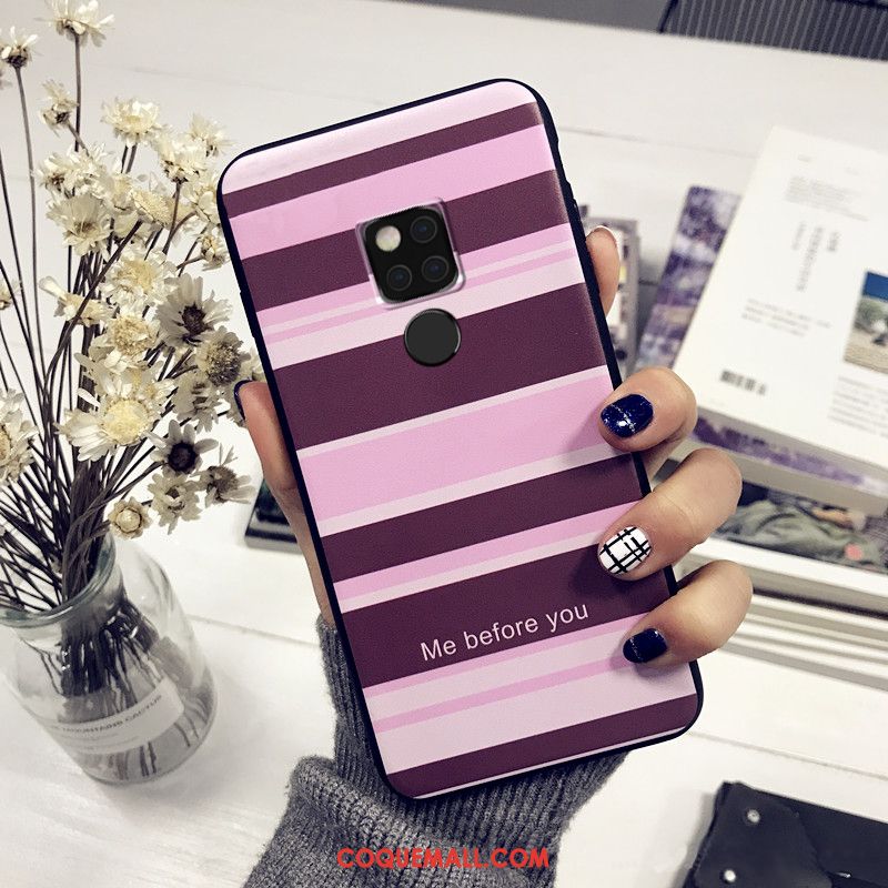 Étui Huawei Mate 20 Tendance Incassable Personnalité, Coque Huawei Mate 20 Violet Légère