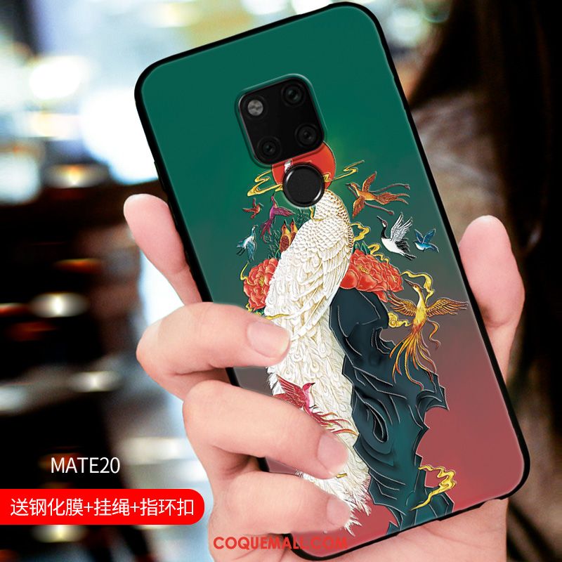 Étui Huawei Mate 20 Tout Compris Ornements Suspendus Tendance, Coque Huawei Mate 20 Gaufrage Nouveau