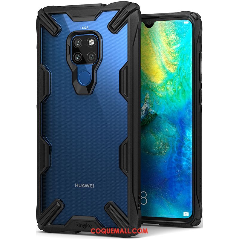 Étui Huawei Mate 20 Tout Compris Téléphone Portable Protection, Coque Huawei Mate 20 Ornements Suspendus Noir