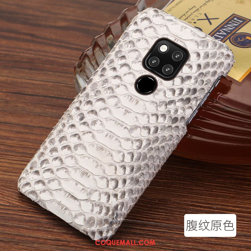 Étui Huawei Mate 20 X Bleu Téléphone Portable Nouveau, Coque Huawei Mate 20 X Incassable Cuir Véritable