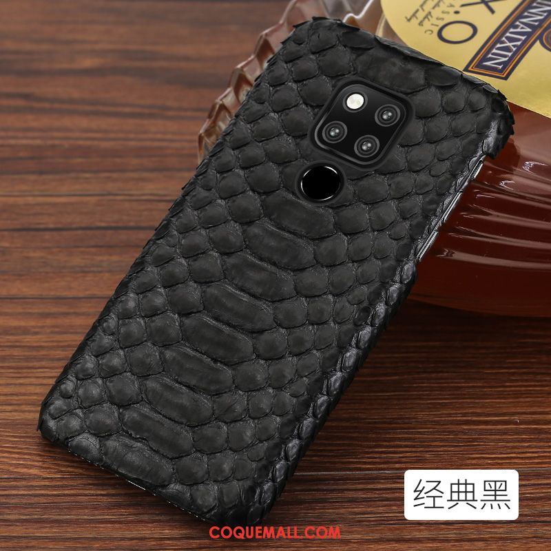 Étui Huawei Mate 20 X Bleu Téléphone Portable Nouveau, Coque Huawei Mate 20 X Incassable Cuir Véritable