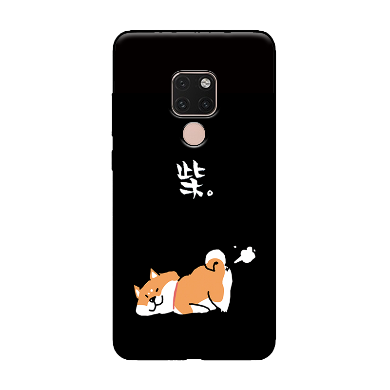 Étui Huawei Mate 20 X Charmant Dessin Animé Chiens, Coque Huawei Mate 20 X Fluide Doux Tout Compris