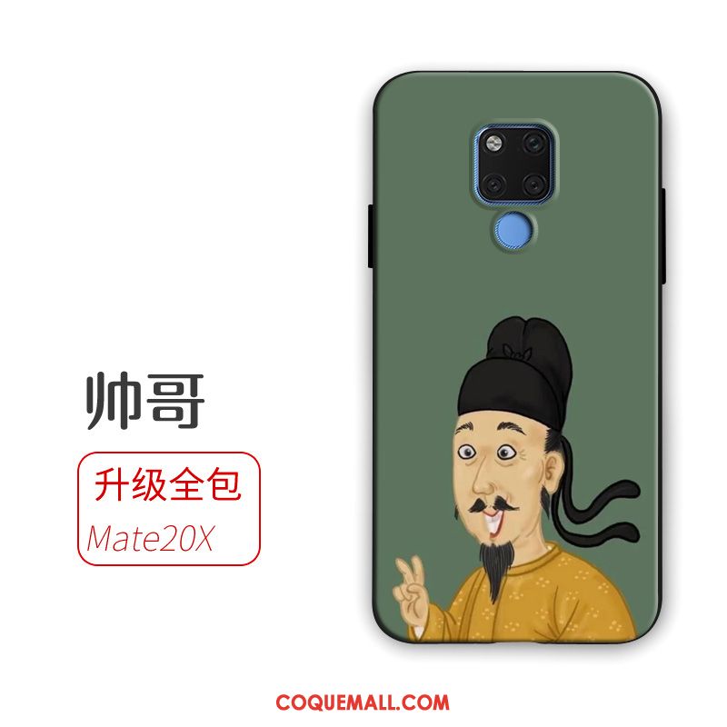 Étui Huawei Mate 20 X Fluide Doux Protection Téléphone Portable, Coque Huawei Mate 20 X Tendance Incassable