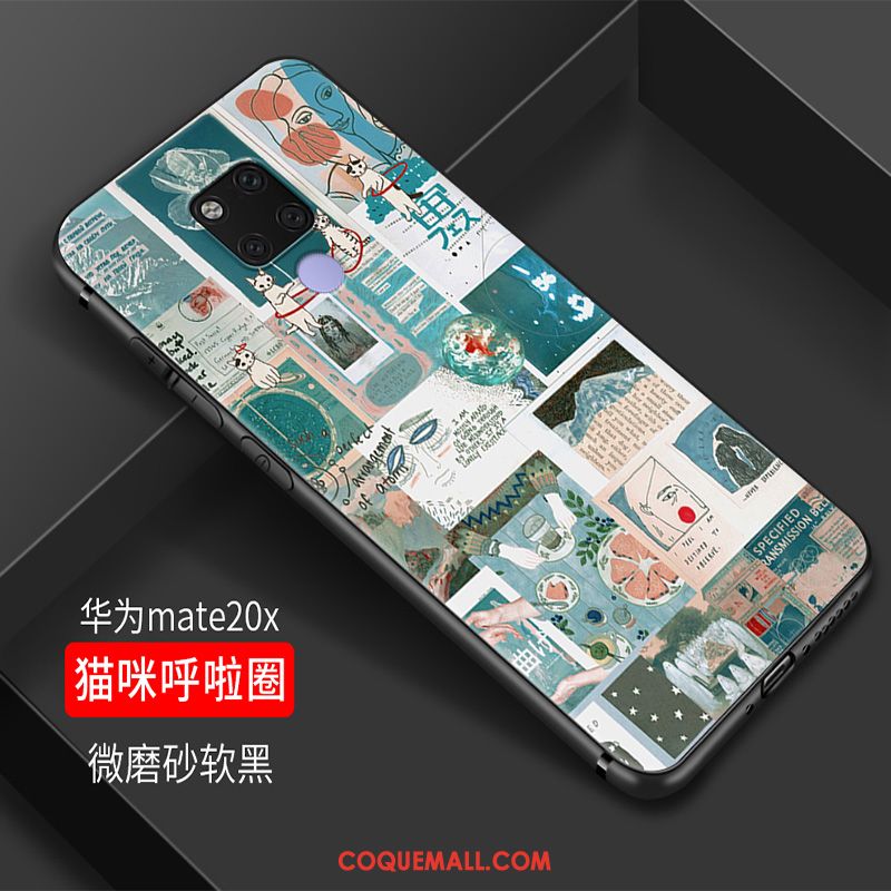 Étui Huawei Mate 20 X Fluide Doux Silicone Charmant, Coque Huawei Mate 20 X Créatif Tendance
