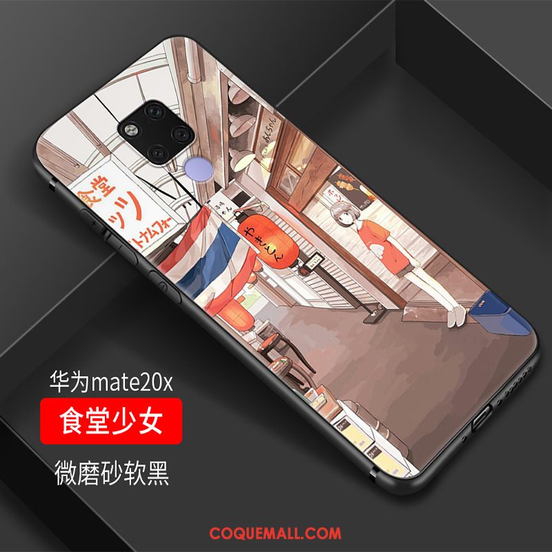 Étui Huawei Mate 20 X Fluide Doux Silicone Charmant, Coque Huawei Mate 20 X Créatif Tendance