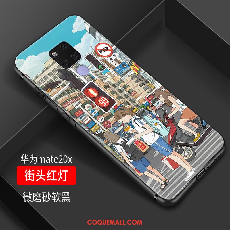 Étui Huawei Mate 20 X Fluide Doux Silicone Charmant, Coque Huawei Mate 20 X Créatif Tendance