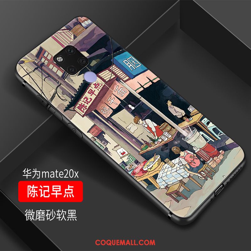 Étui Huawei Mate 20 X Fluide Doux Silicone Charmant, Coque Huawei Mate 20 X Créatif Tendance