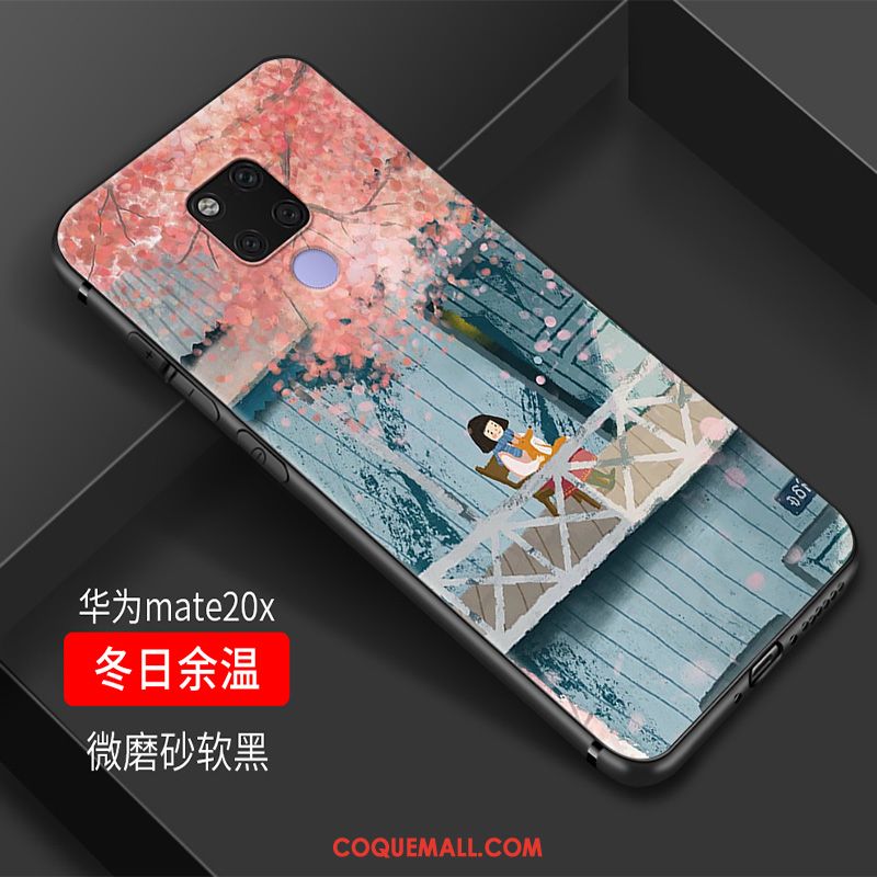 Étui Huawei Mate 20 X Fluide Doux Silicone Charmant, Coque Huawei Mate 20 X Créatif Tendance