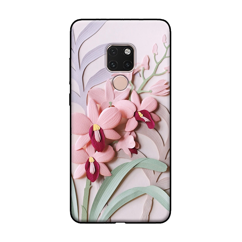 Étui Huawei Mate 20 X Frais Petit Rose, Coque Huawei Mate 20 X Téléphone Portable Tout Compris