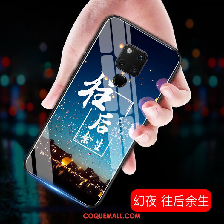 Étui Huawei Mate 20 X Incassable Personnalité Créatif, Coque Huawei Mate 20 X Bleu Protection