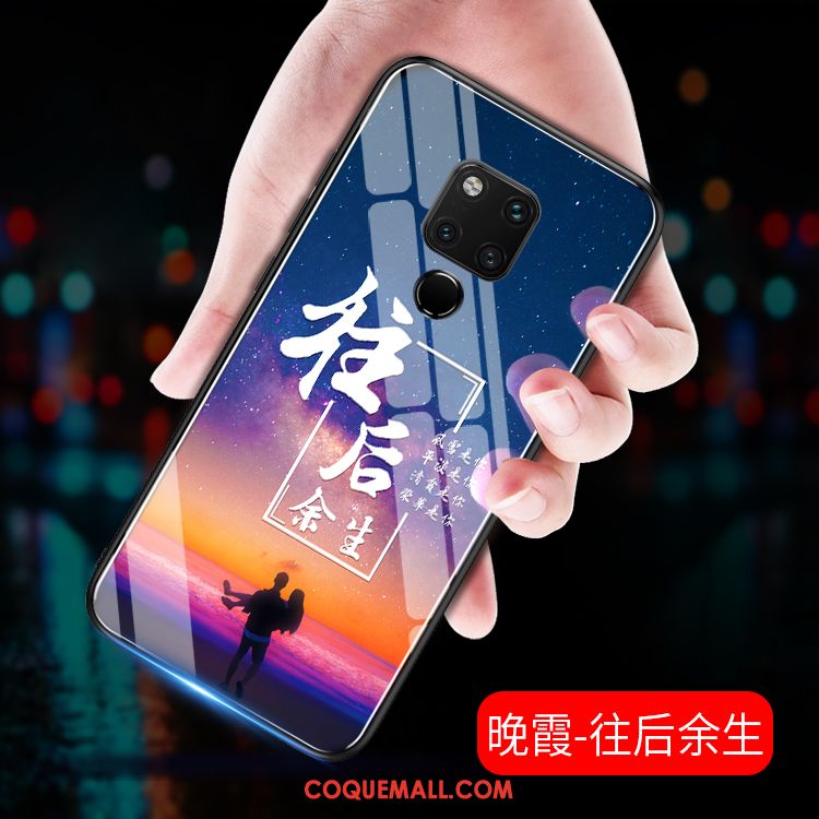 Étui Huawei Mate 20 X Incassable Personnalité Créatif, Coque Huawei Mate 20 X Bleu Protection