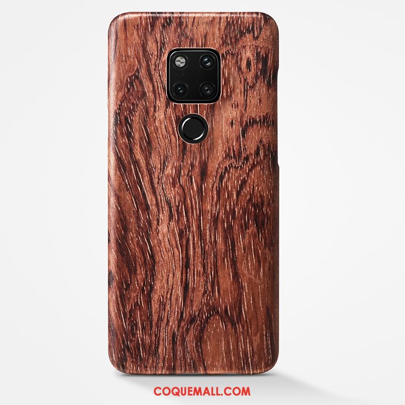 Étui Huawei Mate 20 X Marque De Tendance En Bois Bois, Coque Huawei Mate 20 X Protection Tout Compris Braun