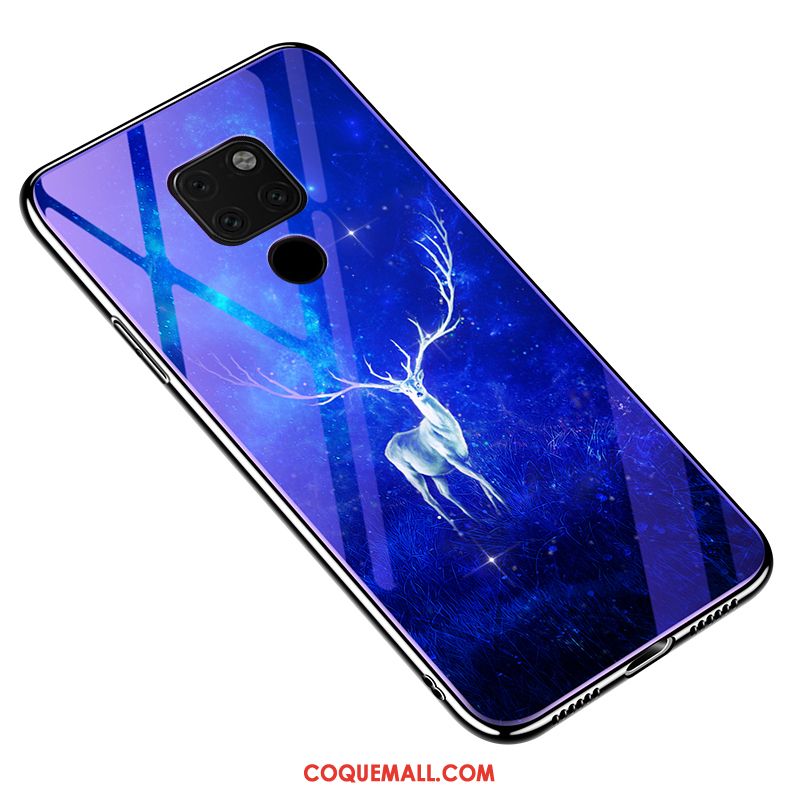 Étui Huawei Mate 20 X Protection Téléphone Portable Placage, Coque Huawei Mate 20 X Verre Trempé Incassable