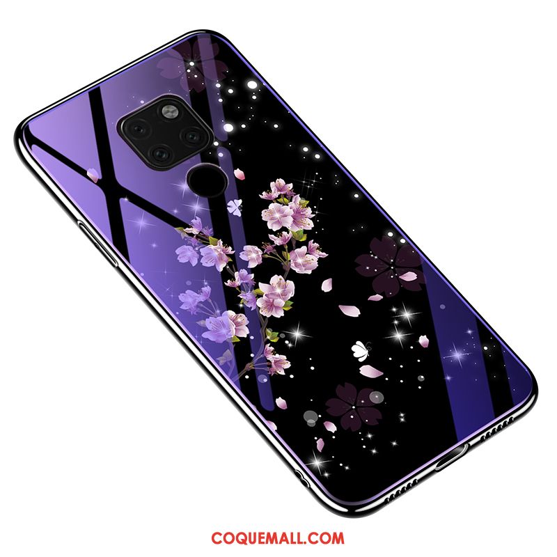 Étui Huawei Mate 20 X Protection Téléphone Portable Placage, Coque Huawei Mate 20 X Verre Trempé Incassable